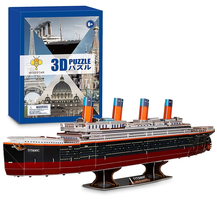 TITANIC パズル Amazon.com: EuroGraphics Titanic White Star Line 1000 Piece